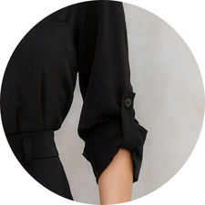 03 camisa alfaiataria manga longa preto