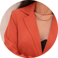 03 blazer com fendas laterais laranja