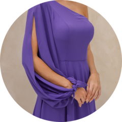 02 vestido longo manga nula violeta