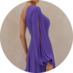 04 vestido longo manga nula violeta