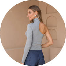 03 blusa canelada recortes cinza