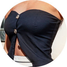 02 blusa sem alcas alfaiataria com botoes marinho