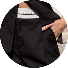 01 calca alfaiataria cos pesponto preto