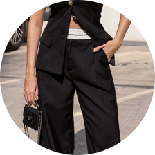 02 calca alfaiataria cos pesponto preto