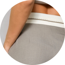 03 calca alfaiataria cos pesponto fendi