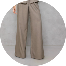 04 calca alfaiataria cos pesponto fendi