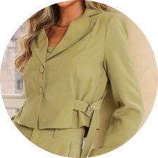 01 spencer com fivelas laterais verde