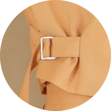 06 spencer com fivelas laterais manteiga