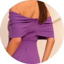 07 vestido midi laco busto lilas