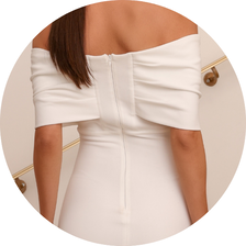 02 vestido midi laco busto off white