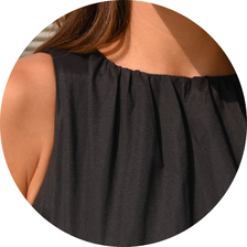 04 vestido curto de elastico preto