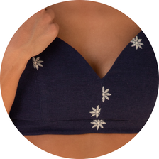 07 top de alcinha bordado azul marinho