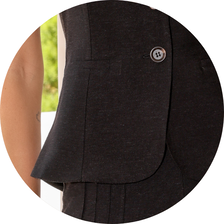 07 blusa de alca fina com botoes preta