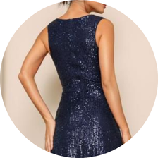 02 vestido longo paete cut out marinho