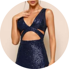 04 vestido longo paete cut out marinho