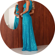 05 vestido longo paete cut out azul