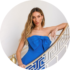 01 vestido midi laco busto sem alcas azul