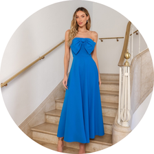 03 vestido midi laco busto sem alcas azul