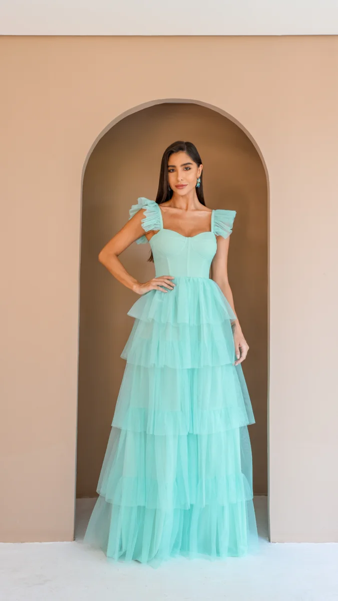 Vestido Verde água Vestido De Noiva E Madrinhas Madrinhas De