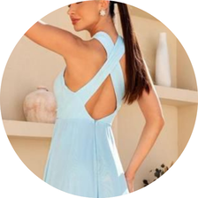 03 vestido longo tule cruzado azul claro