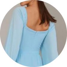 03 vestido longo com fenda azul