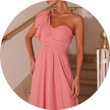 08 vestido longo laco ombro rose