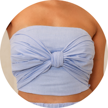 01 conjunto top e calca multi formas azul