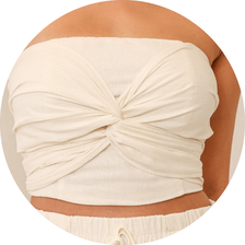 01 conjunto top e calca multi formas off white