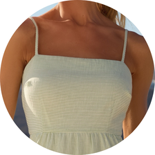 06 vestido longuete de alca fina listrado verde