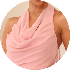 06 vestido longo com calda costas rosa