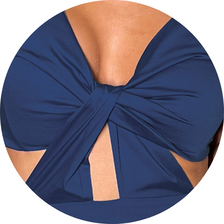 08 vestido longo sem alca busto torcido marinho