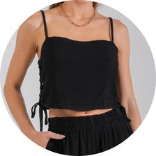 10 blusa com detalhes trancados lateral fucisa