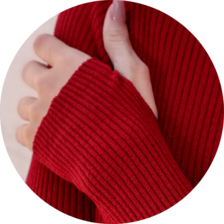 08 blusa trico manga longa com dedinho verde militar