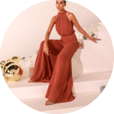 03 macacao pantalona fio lurex laranja queimado