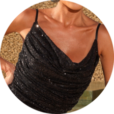 03 vestido midi paete preto