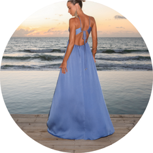 03 vestido longo plissado aviamento azul serenity