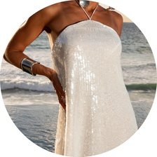 02 vestido curto paete off white