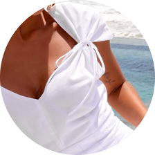 05 vestido midi com pregas off white