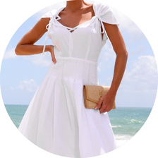 07 vestido midi com pregas off white
