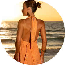 06 vestido longo bordado nervura laranja