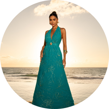 04 vestido longo bordado nervura azul