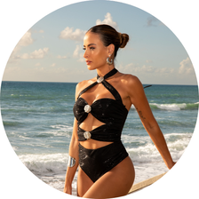 03 conjunto body com pareo preto