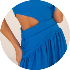 04 vestido midi manga bufante azul