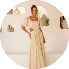 01 vestido midi manga bufante bege