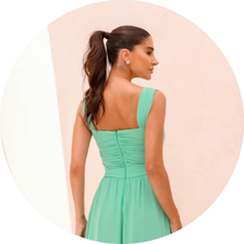 07 vestido longo detalhe busto verde esmeralda