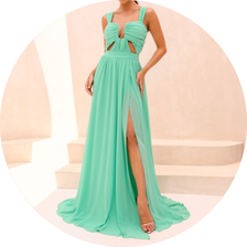 09 vestido longo detalhe busto verde esmeralda