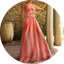 09 vestido longo missoni laranja