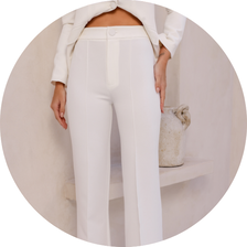 27 conjunto alfaiataria ombro a ombro azul