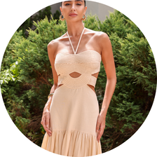 05 vestido longuete detalhe pesponto azul claro