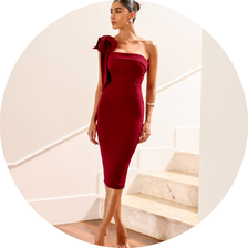 04 vestido midi alca laco vinho